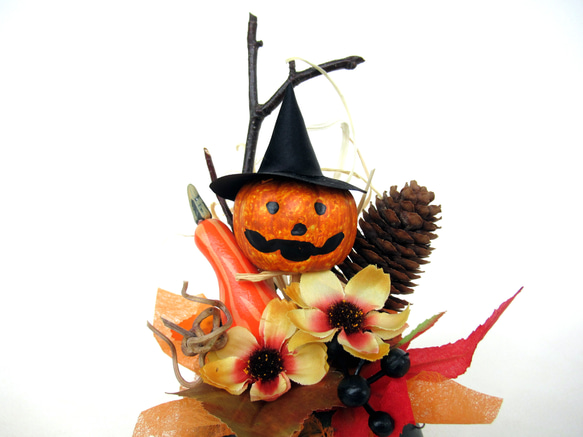ハロウィンかぼちゃ器飾り　小23-2 2枚目の画像
