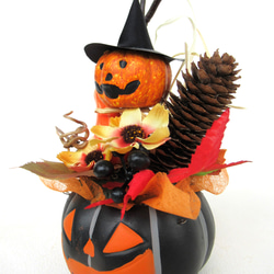 ハロウィンかぼちゃ器飾り　小23-2 6枚目の画像