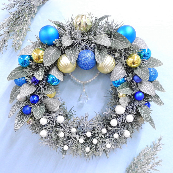 Swarovski クリスタルオーナメント リース