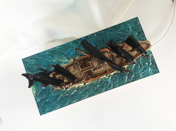 航海模型樹脂擺件 第6張的照片