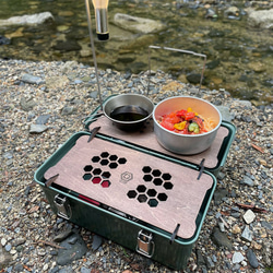 スタンレーランチボックスに対応｜UL-SUPER-LOW-TABLE(ウルトラライトスーパーローテーブル) 3枚目の画像