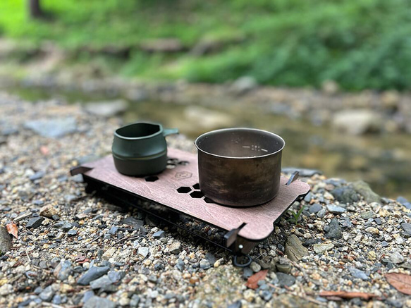 スタンレーランチボックスに対応｜UL-SUPER-LOW-TABLE(ウルトラライトスーパーローテーブル) 5枚目の画像