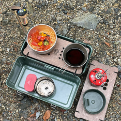 スタンレーランチボックスに対応｜UL-SUPER-LOW-TABLE(ウルトラライトスーパーローテーブル) 2枚目の画像