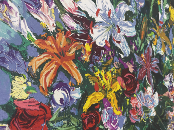 山形 弘 作／『リトグラフ　花』 山形