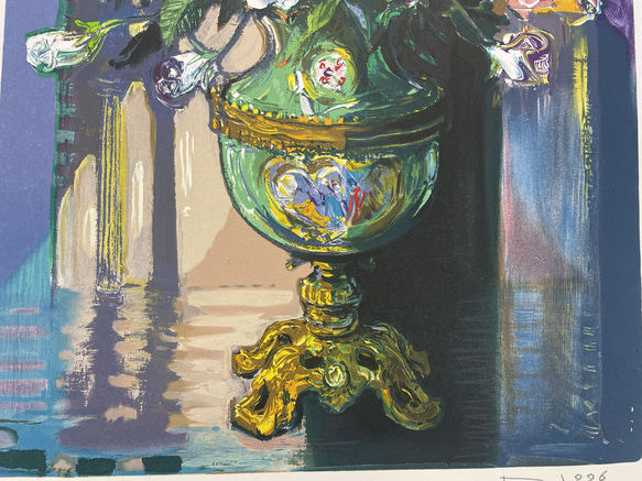 山形 弘 作／『リトグラフ　花』 山形