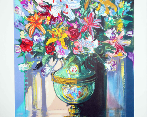 山形 弘 作／『リトグラフ 花』 版画 art-弘楽 通販 16504465