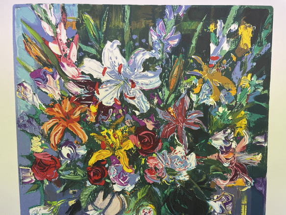 山形 弘 作／『リトグラフ　花』 山形