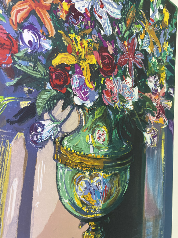 山形 弘 作／『リトグラフ　花』 山形