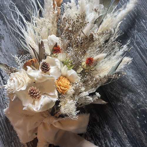 ドライフラワー ウェディングブーケ ブーケ maaaachin 通販 16504521
