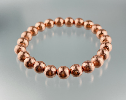 ギベオン隕石（メテオライト）ピンクゴールドブレス ブレスレット