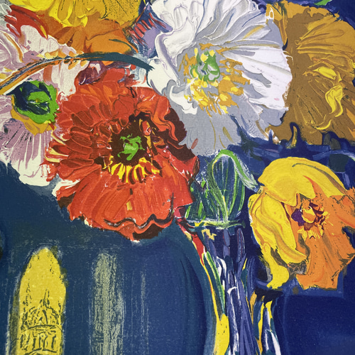 山形 弘 作／『リトグラフ パンジー』 版画 art-弘楽 通販 16504568