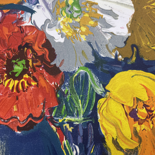 山形 弘 作／『リトグラフ パンジー』 版画 art-弘楽 通販 16504568