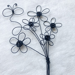 お花のミニブーケ　ワイヤークラフト…♪ 3枚目の画像
