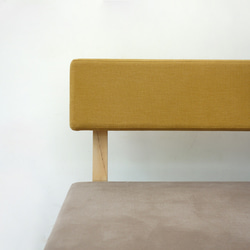 2.5s Border sofa（NA×背:SA-135 OCHRE  座:SA-186 WALNUT) 9枚目の画像