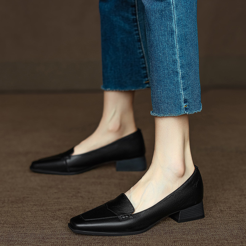 パンプス 痛くない 柔らかい デザイン ヒール 選べる レディース リクルート フォーマル オフィス 黒 ブラック 本革