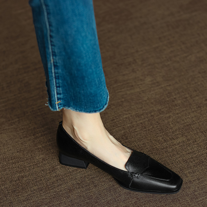 パンプス 痛くない 柔らかい デザイン ヒール 選べる レディース リクルート フォーマル オフィス 黒 ブラック 本革