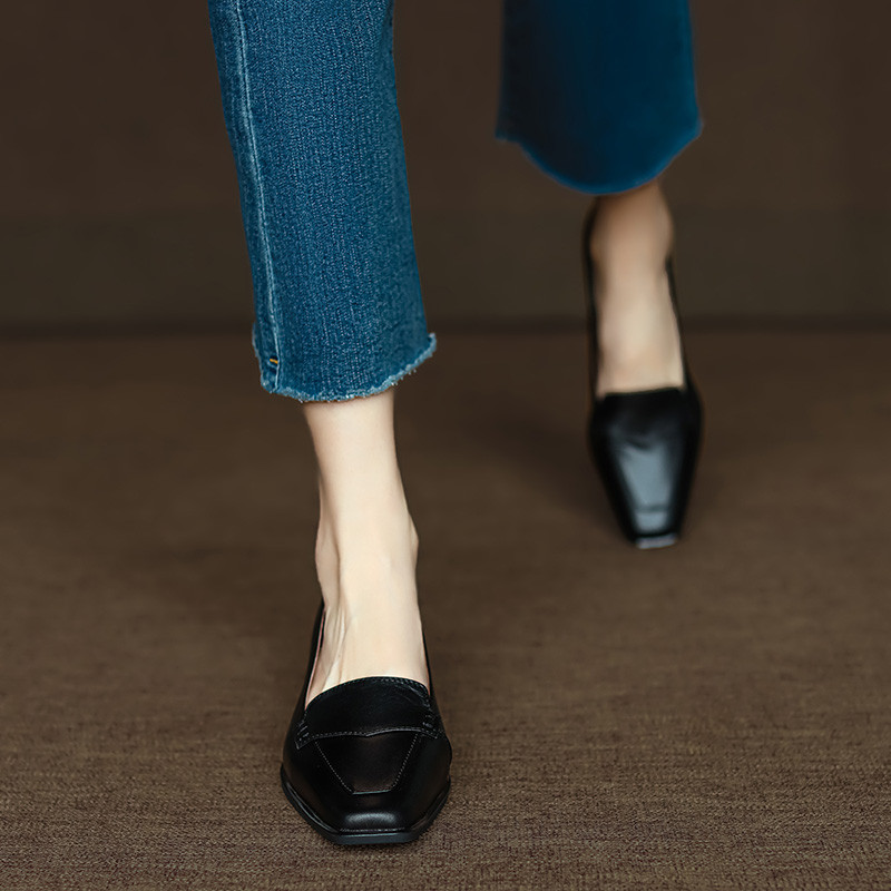 パンプス 痛くない 柔らかい デザイン ヒール 選べる レディース リクルート フォーマル オフィス 黒 ブラック 本革