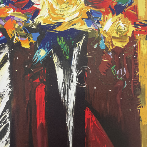 山形 弘 作／『リトグラフ 薔薇』 版画 art-弘楽 通販 16504688