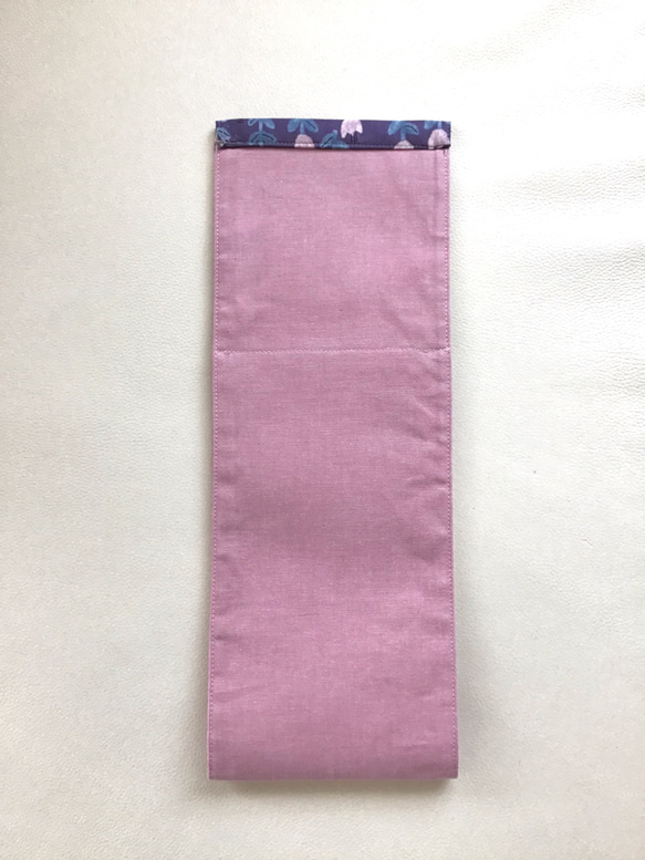 チューリップのトイレットペーパーホルダーカバー　北欧風　ピンク 4枚目の画像