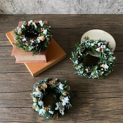 2タイプから選べる ユーカリのナチュラルリース ドライフラワー リース
