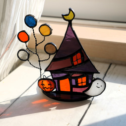 ステンドグラス・ハロウィンのキャンドルホルダー2023(受注制作