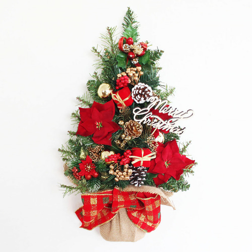 壁に掛けるクリスマスツリー リースタイプのクリスマスツリー　Z1051 壁に掛けるクリスマスツリー「送料無料」リースタイプのクリスマス
