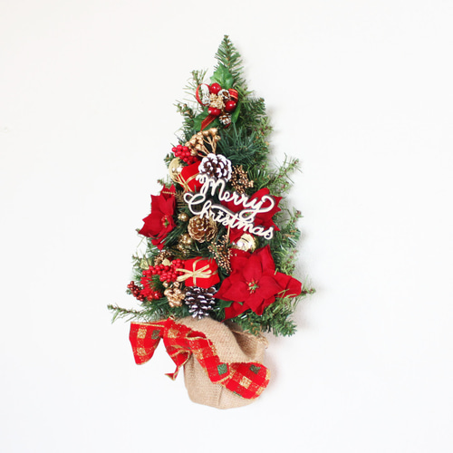 壁に掛けるクリスマスツリー リースタイプのクリスマスツリー　Z1030 壁に掛けるクリスマスツリー「送料無料」リースタイプのクリスマス