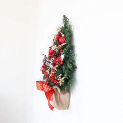 2023年新作 壁に掛けるクリスマスツリー「送料無料」リースタイプのクリスマスツリー 9枚目の画像