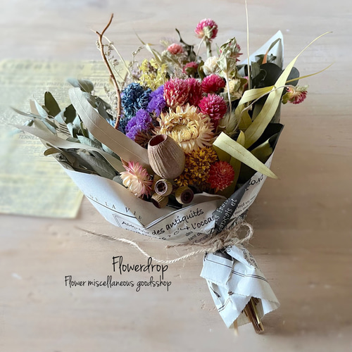 ドライフラワーリース~カウベル~.。.:*·゜+ 竜馬君様専用】ドライフラワーリース~クリスマスカウベルリース'25