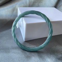 グアテマラ産 本翡翠 バングル 57以下着用可能 バングル・リストバンド