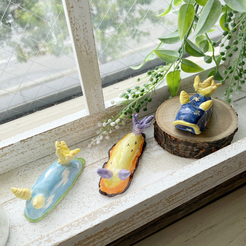 陶器のウミウシ 日常の空シリーズ/青空 夕空 夜空 夕日 夕焼け 星空