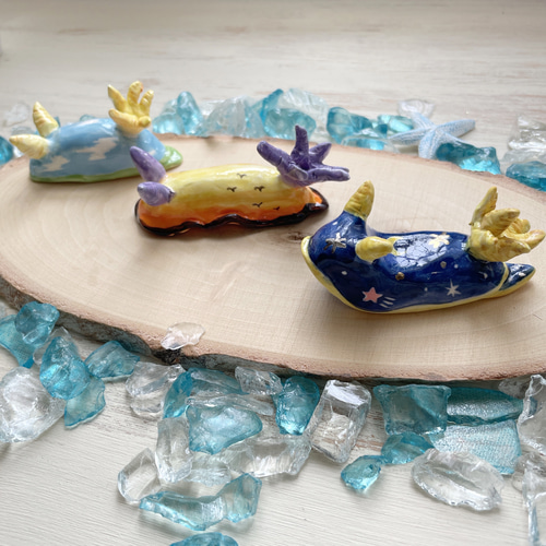 陶器のウミウシ 日常の空シリーズ/青空 夕空 夜空 夕日 夕焼け 星空