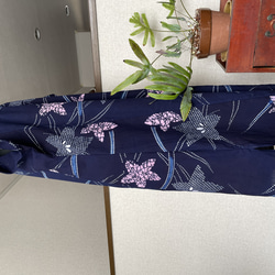 春夏　昭和レトロ　可愛い浴衣　フレンチスリーブ ワンピース 3枚目の画像