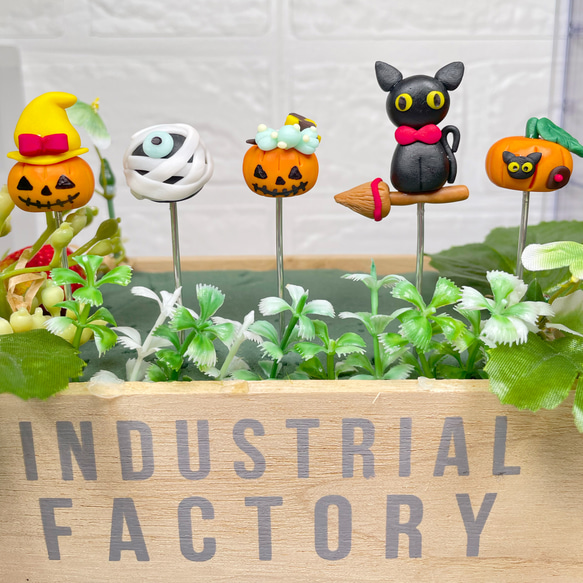 ☆❤️ハ ハロウィン ガラスの靴 カボチャ 黒ねこ りぼん ハンドメイド