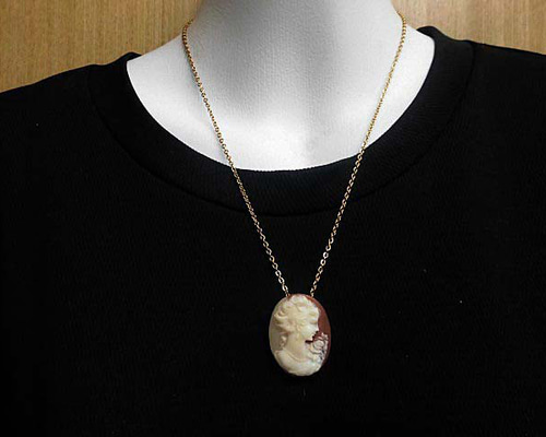 天然石 カメオ ネックレス(ペンダント) 230908873 ネックレス
