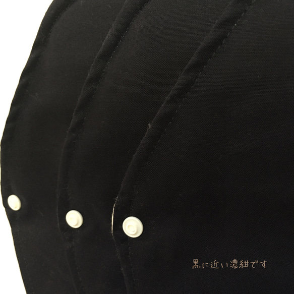 【ダブルガーゼ  カフェオレ】夜用防水8層布ナプキン 35cm 3枚目の画像