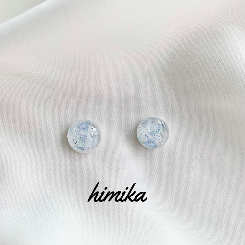 No.121 ハンドメイド 小粒 ピアス アクセサリー レジン ピアス  