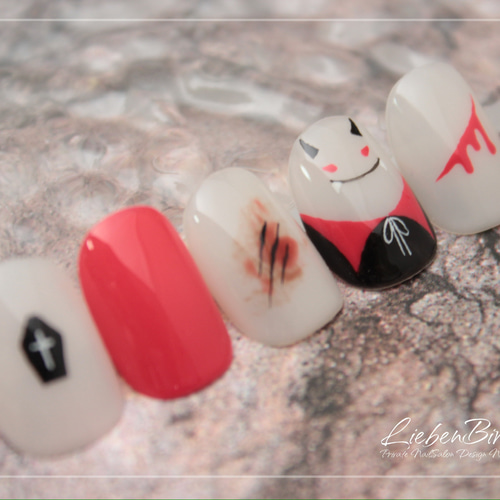 ドラキュラさんのネイル＊Bi ネイルチップ（つけ爪） LiebenBirne 通販