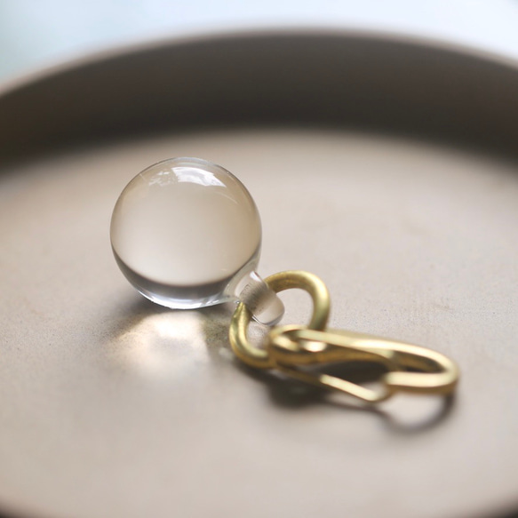 Glass Brass Bless（Sphere）：波動玉®キーホルダー【受注制作・特別価格】 7枚目の画像