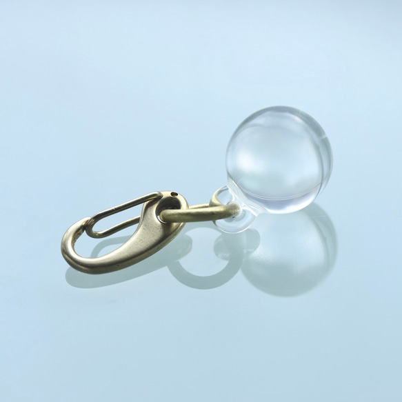 Glass Brass Bless（Sphere）：波動玉®キーホルダー【受注制作・特別価格】 9枚目の画像