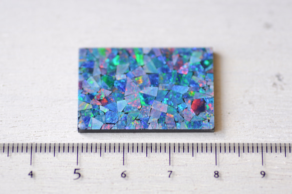 モザイク・オパール＊プレート・カット＊16.56ct＊29.8×19.8mm＊OP-054 人気・おすすめ｜使いやすい・旅行におすすめ 品質保証 全国発送 日本国内発送・最短翌日お届け