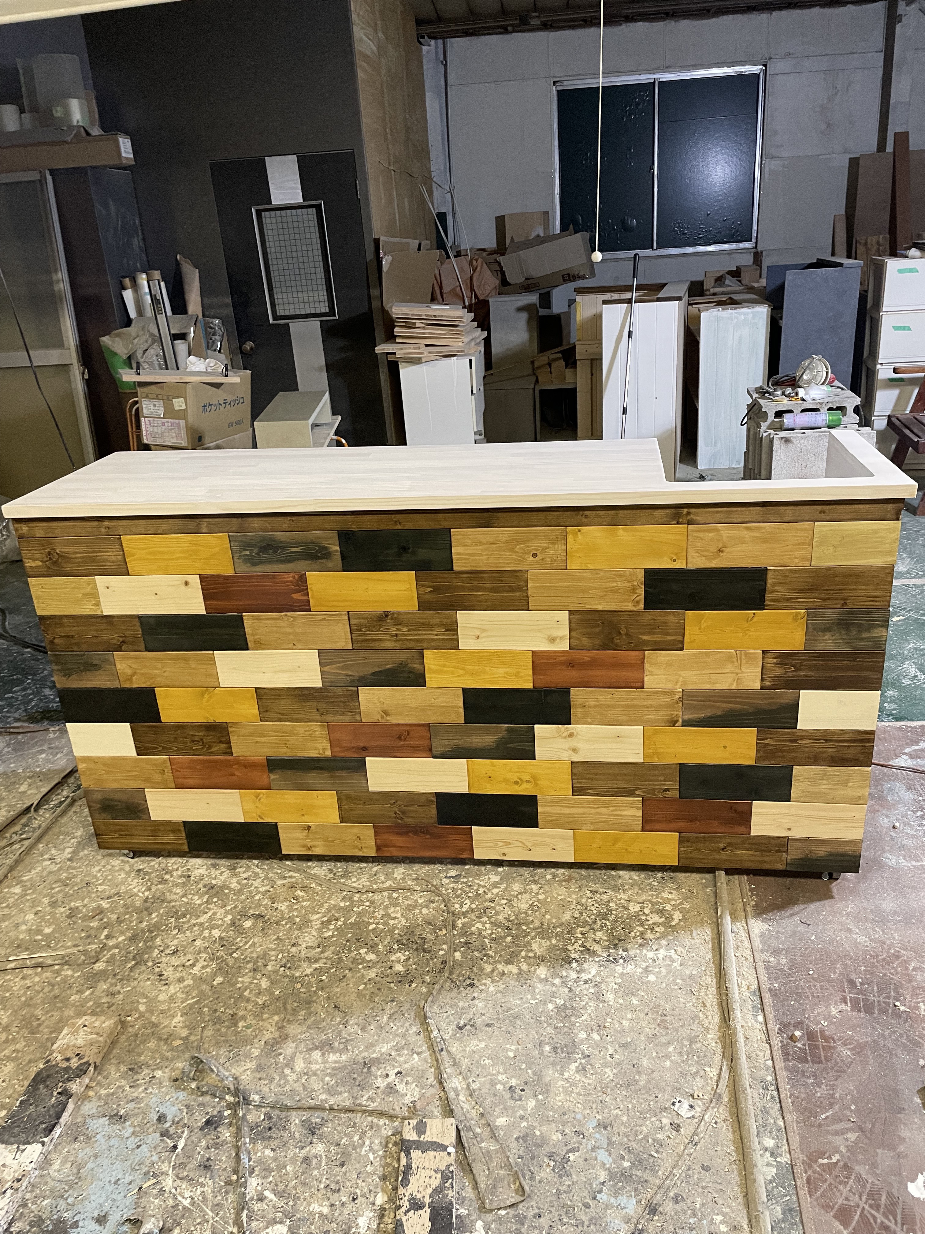 レジカウンター　受付カウンター