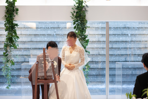 透明な結婚証明書（A2サイズ） 