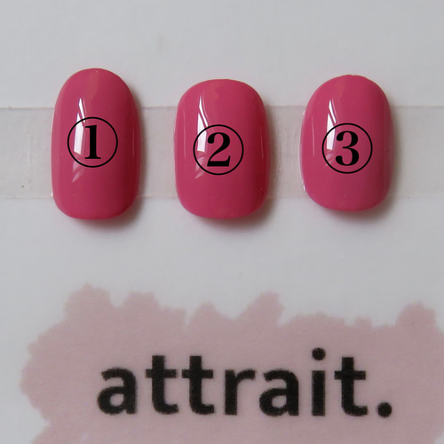 016】ネイルチップ シンプルネイル ミラーネイル