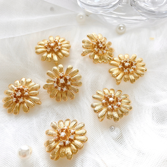 レジンヘアゴム 桜　シェル　春　ラインストーン　キラキラ レジンヘアゴム 桜 シェル 春 ラインストーン キラキラ レジン