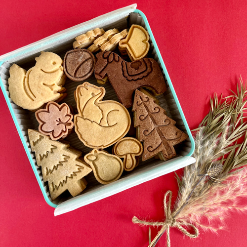 ミニクリスマスツリー 木 3種類のスタンプセット 【クッキー型