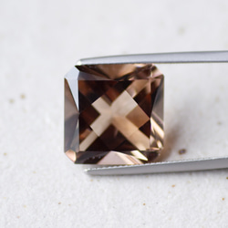 スモーキー・クォーツ＊オクタゴン・カット＊12.85ct＊15.0×15.0mm＊QS-017 5枚目の画像