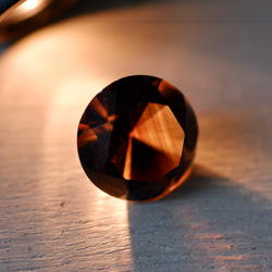 スモーキー・クォーツ＊ラウンド・カット＊5.02ct＊11.3mm＊QS-014 3枚目の画像