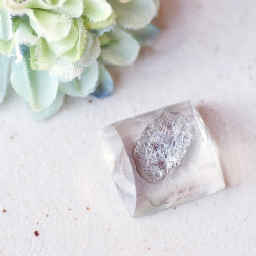 マーカサイト・イン・クォーツ＊ファンシー・カット＊20.99ct＊16.7