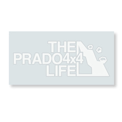 ランクル プラド ステッカー THE PRADO 4x4 LIFE アウトドア グッツ オフロード 車 ステッカー 6枚目の画像
